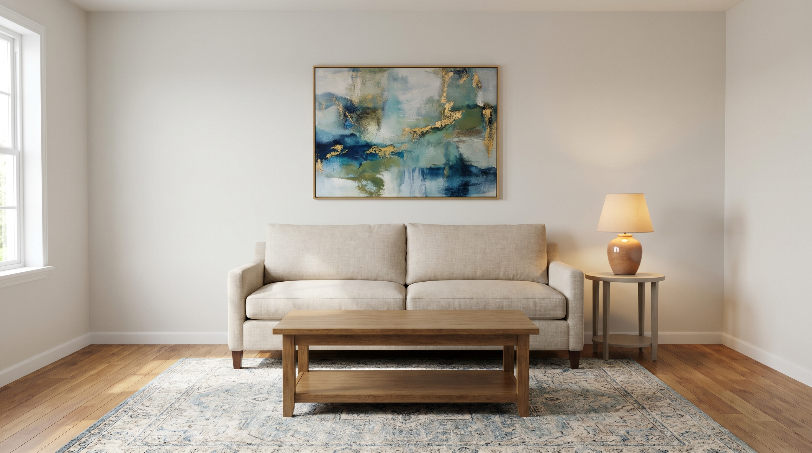 Essential Tier Living Room Staging